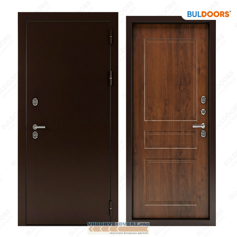 Дверь Бульдорс TERMO BROWN